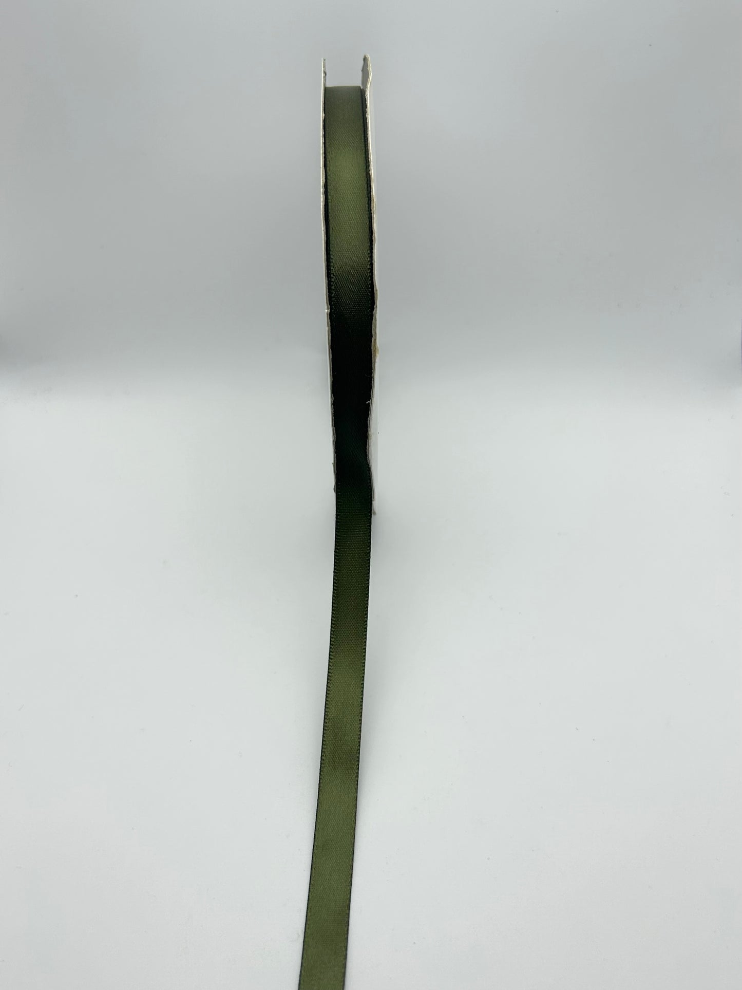 3/8 inch Satin Ribbon- Olive Green
