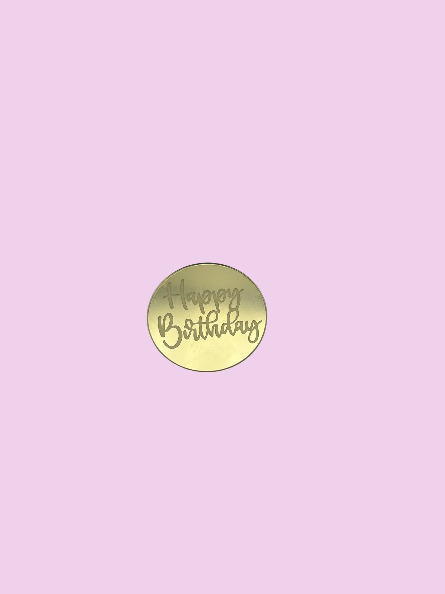 Happy Birthday Coin- Gold