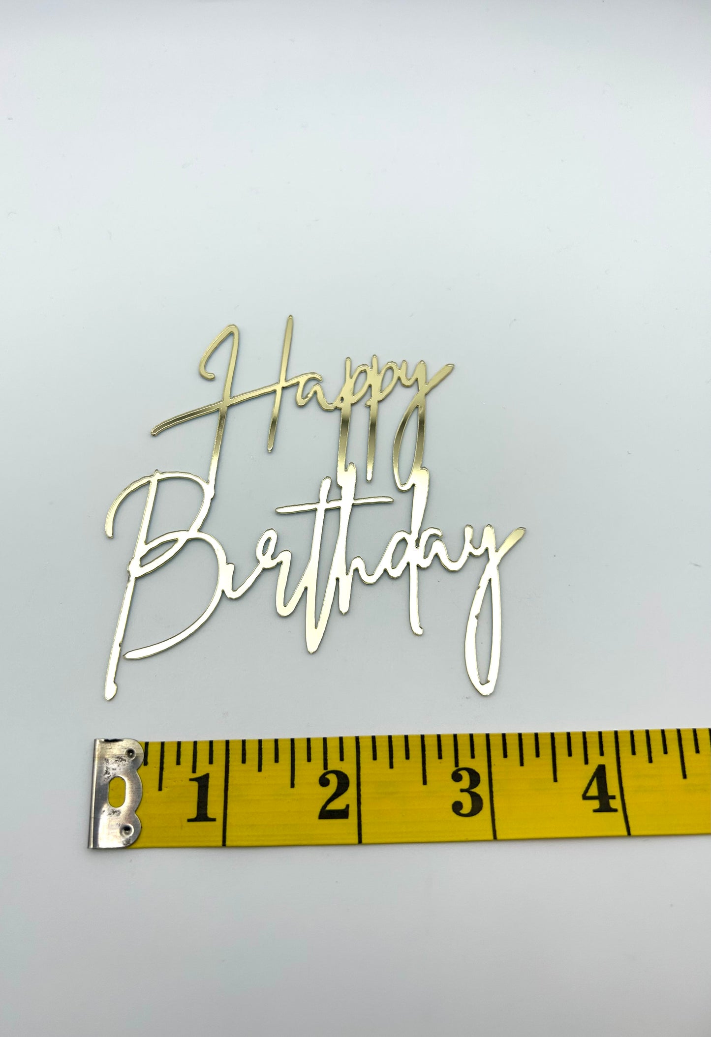 Acrylic Happy Birthday