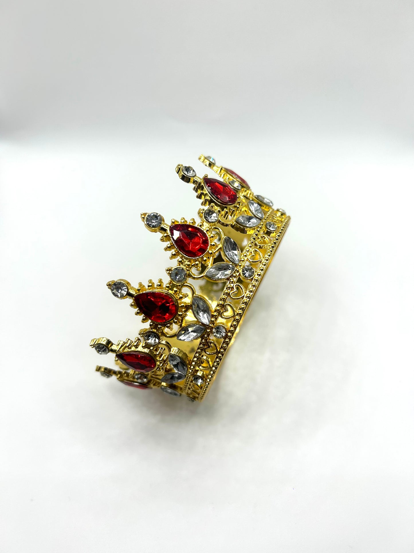 3.5” Ruby Red Gem studded Crown