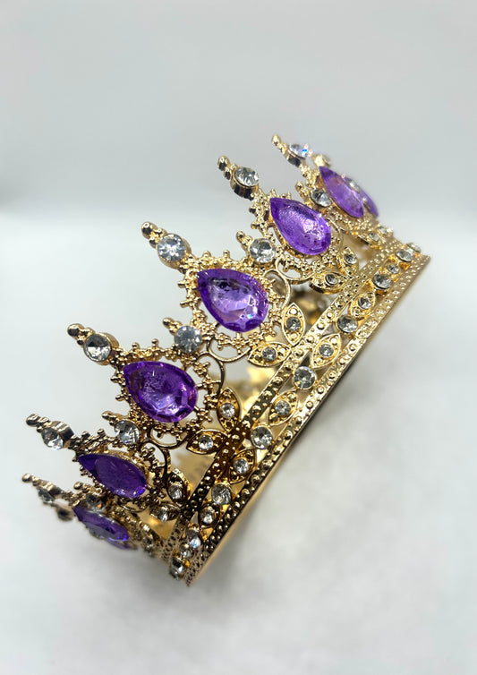 5” Purple Gem Studded Crown