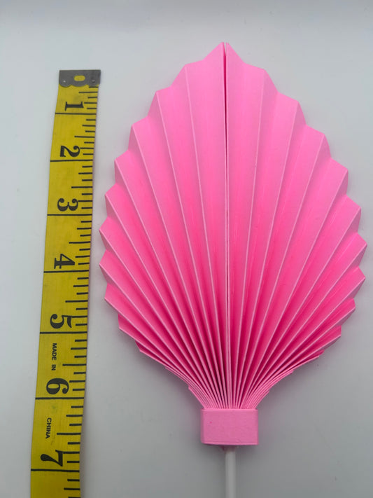 Barbie Pink Palm Leaf/Fan- 6”