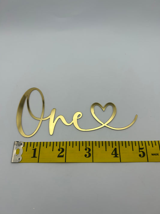 One Topper- Acrylic