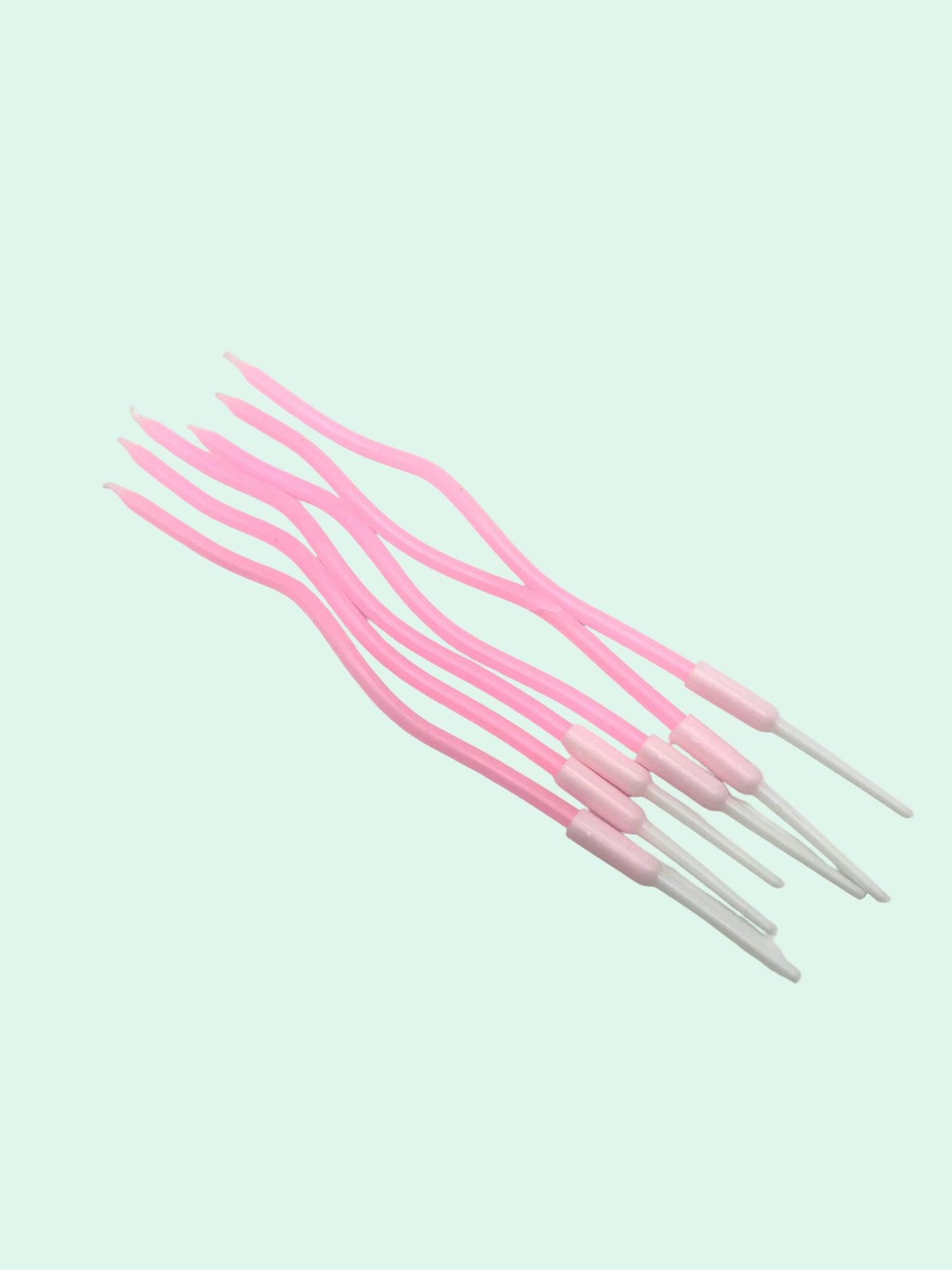 Light Pink Pastel Swirl Candles