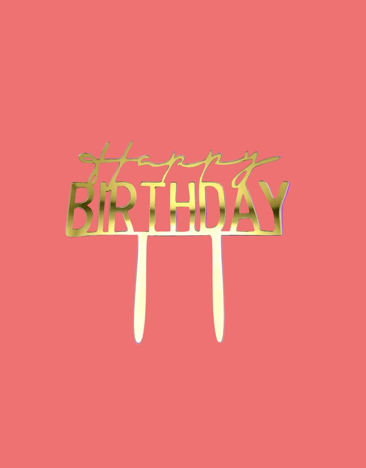 Acrylic Happy Birthday