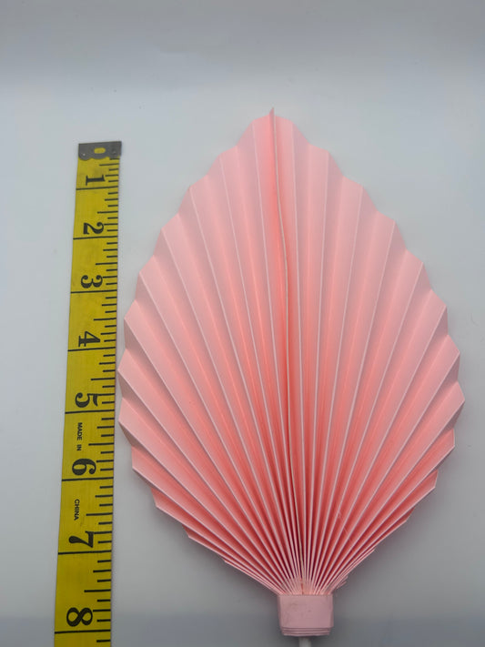 Large Baby Pink Palm Leaf/Fan