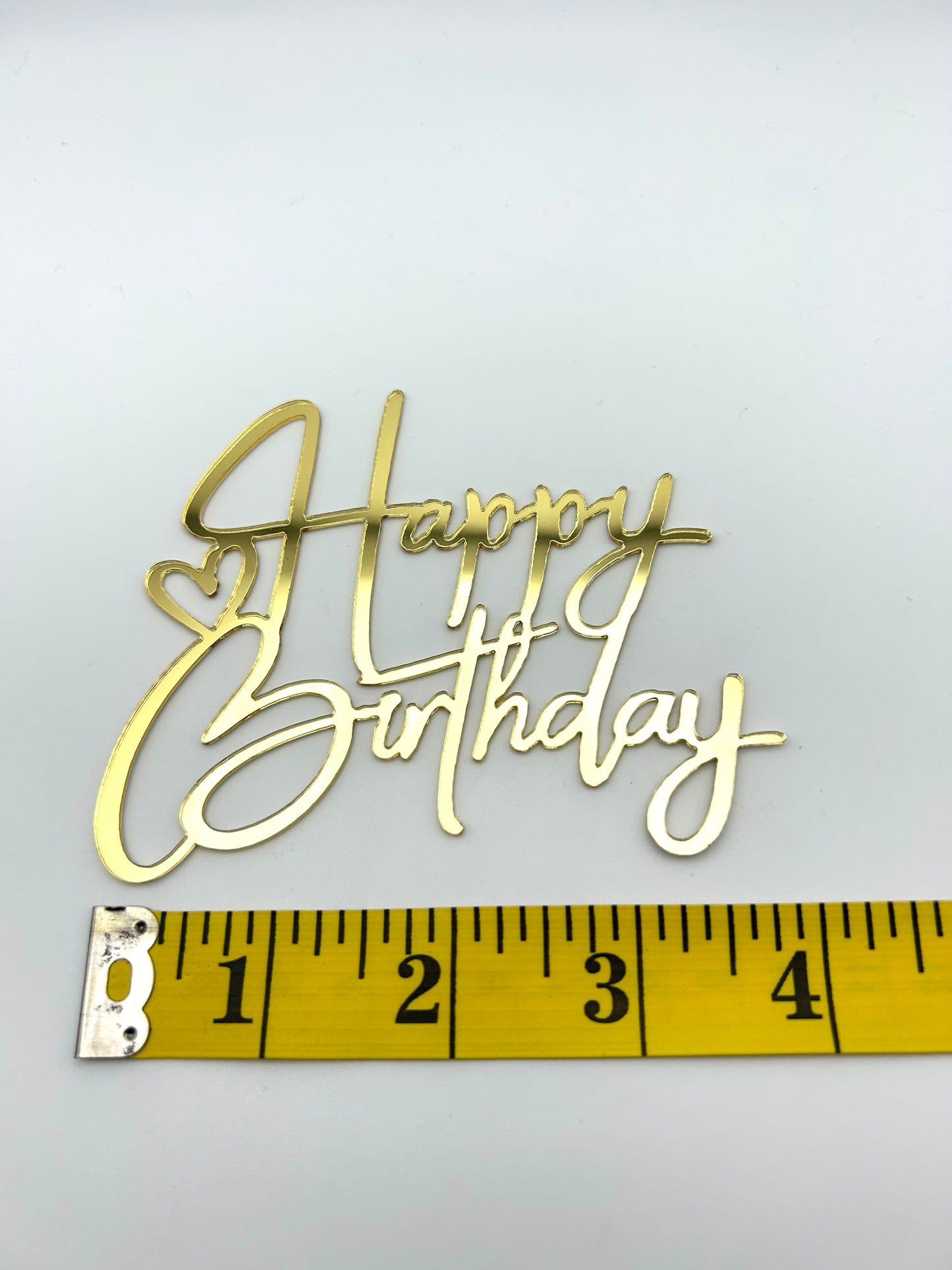 Acrylic Happy Birthday