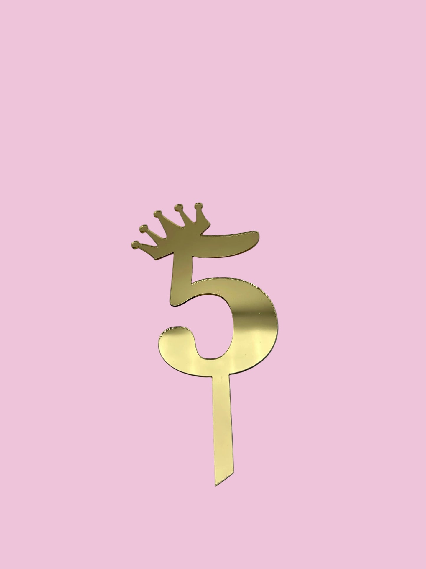 5- Acrylic Number (with crown)