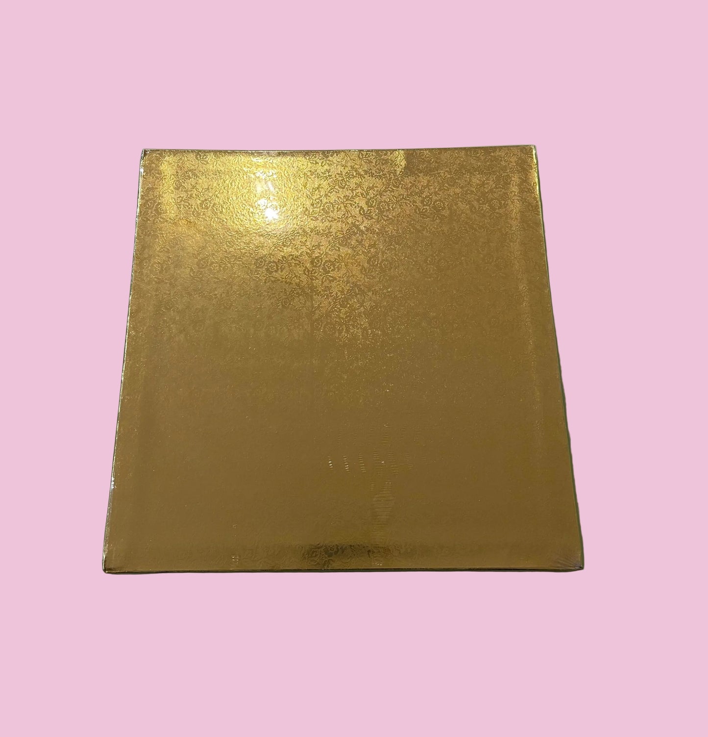 Gold Square Cake Drum- 12 inch