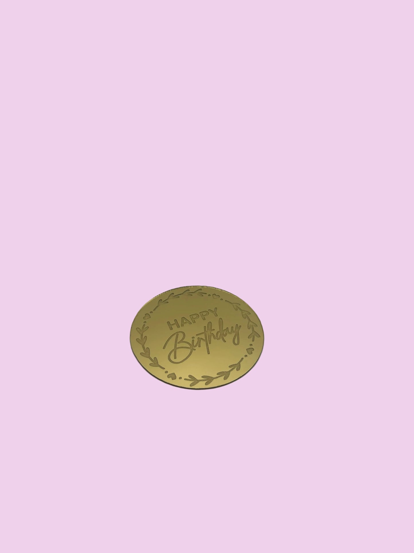 Happy Birthday Coin- Gold