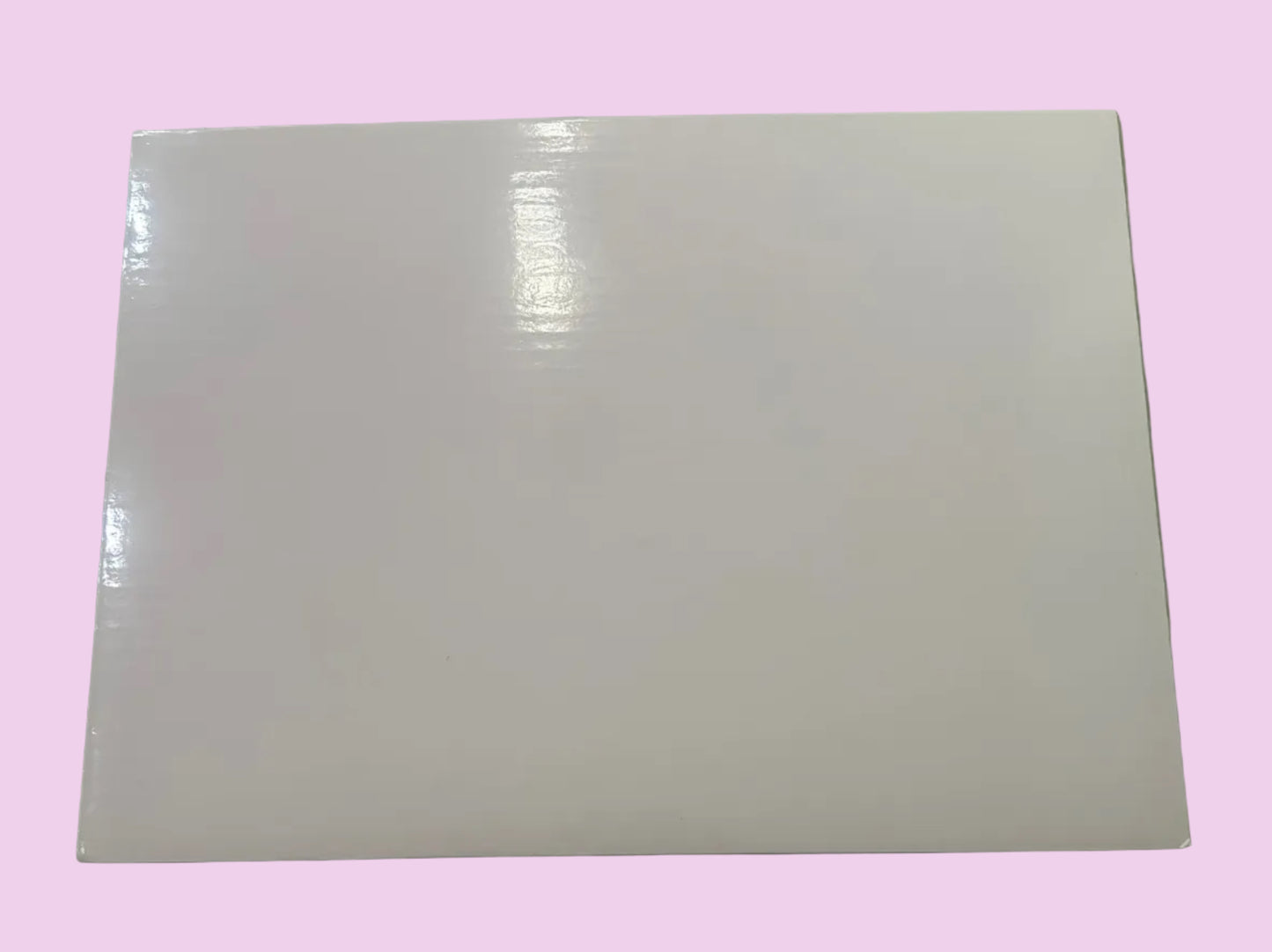 Quarter sheet White Straight Edged Board- 13x10”