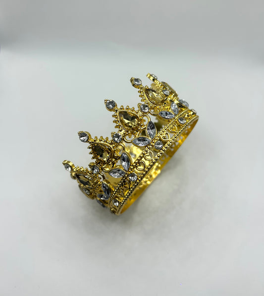 3.5” Rosegold Gem studded Crown