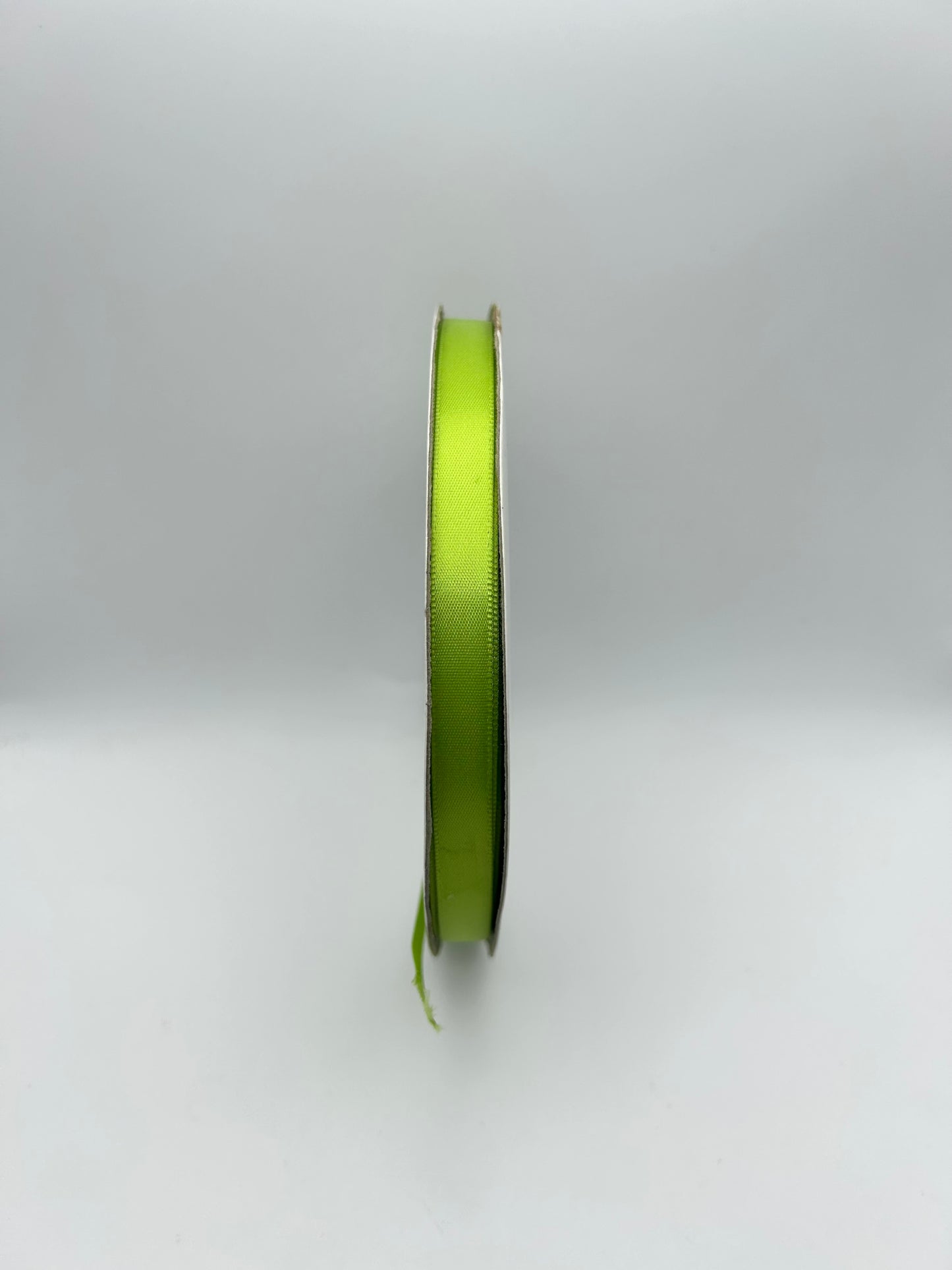 3/8 inch Satin Ribbon- Apple Green