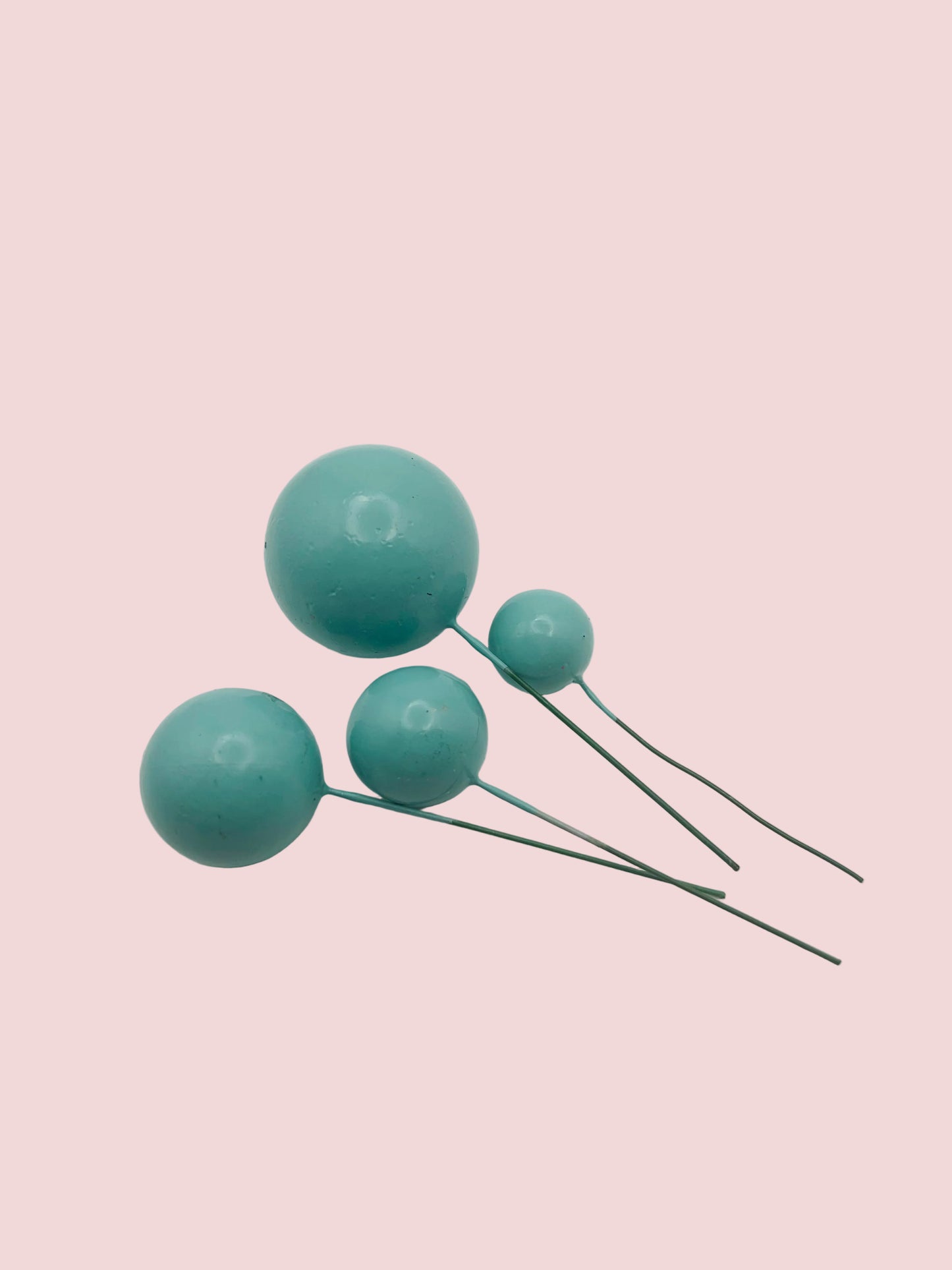 Seafoam blue Faux Balls