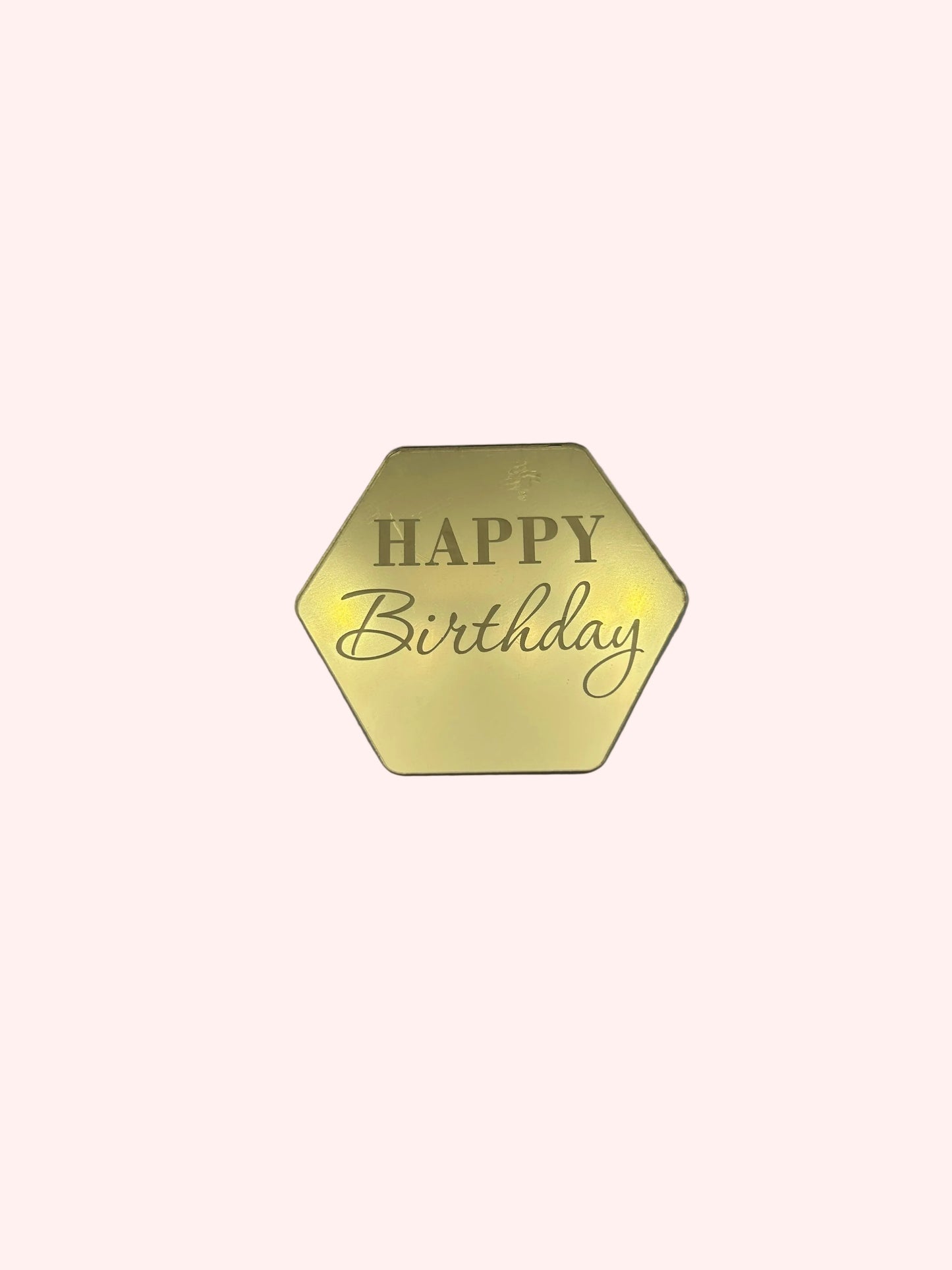 Happy Birthday Hexagon coin- 4