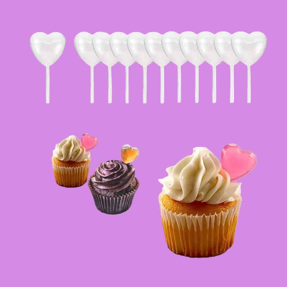 Heart Pipettes for Cupcakes