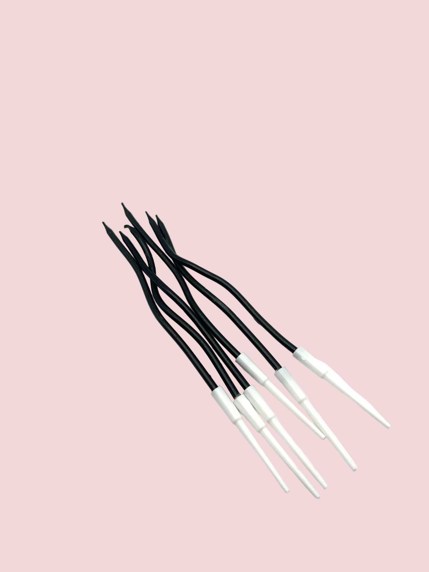 Black Swirly Candles