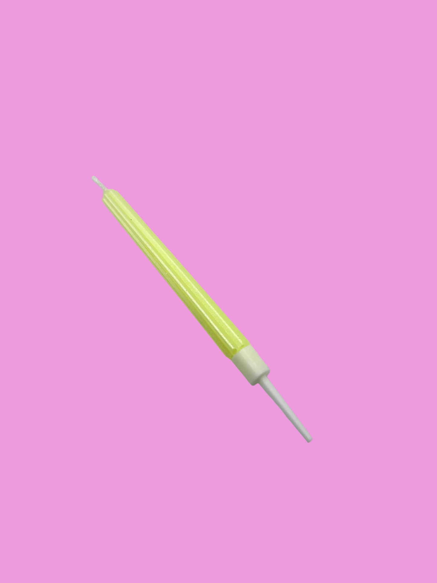 Pastel Yellow Candle