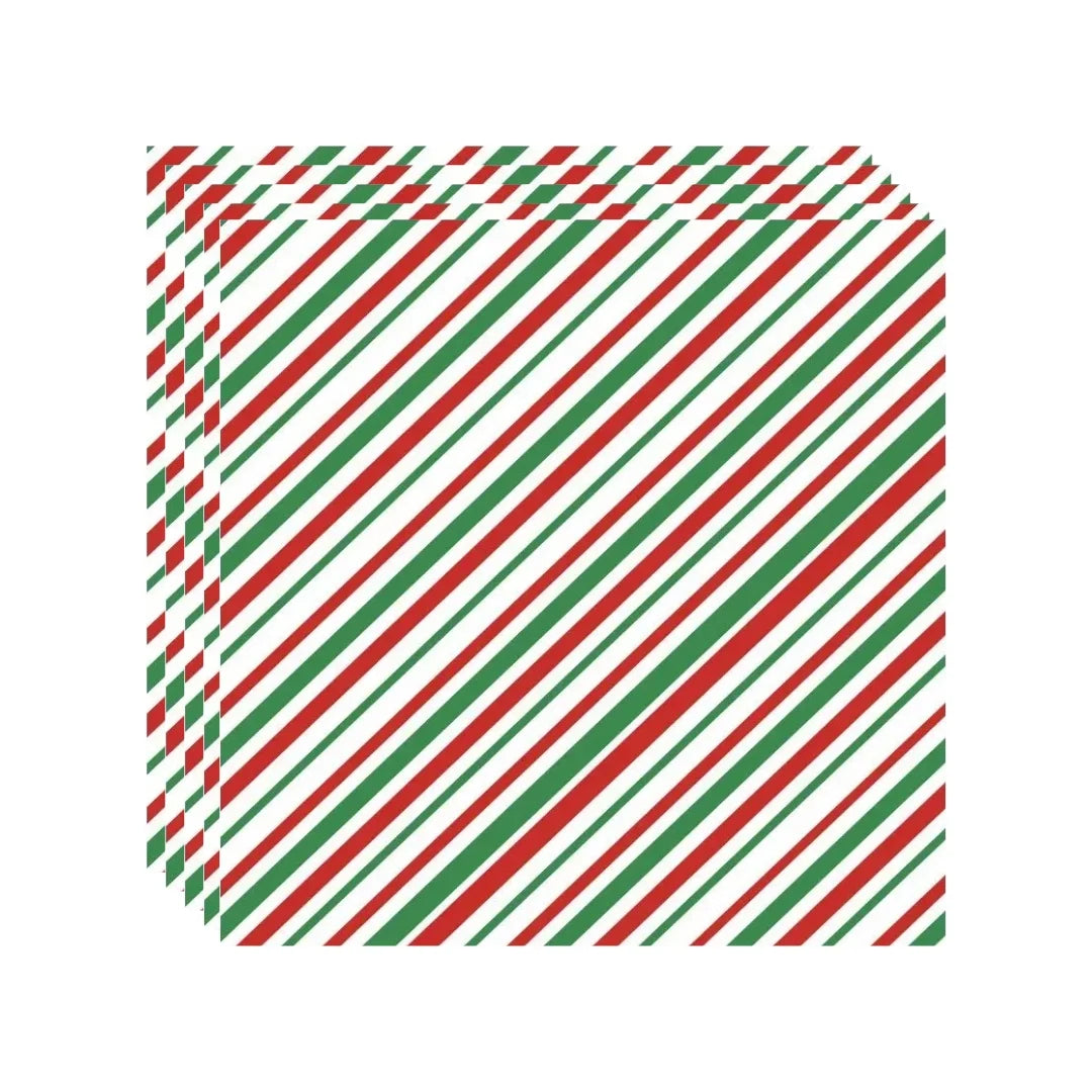 Christmas Candy Stripe Greaseproof wax paper