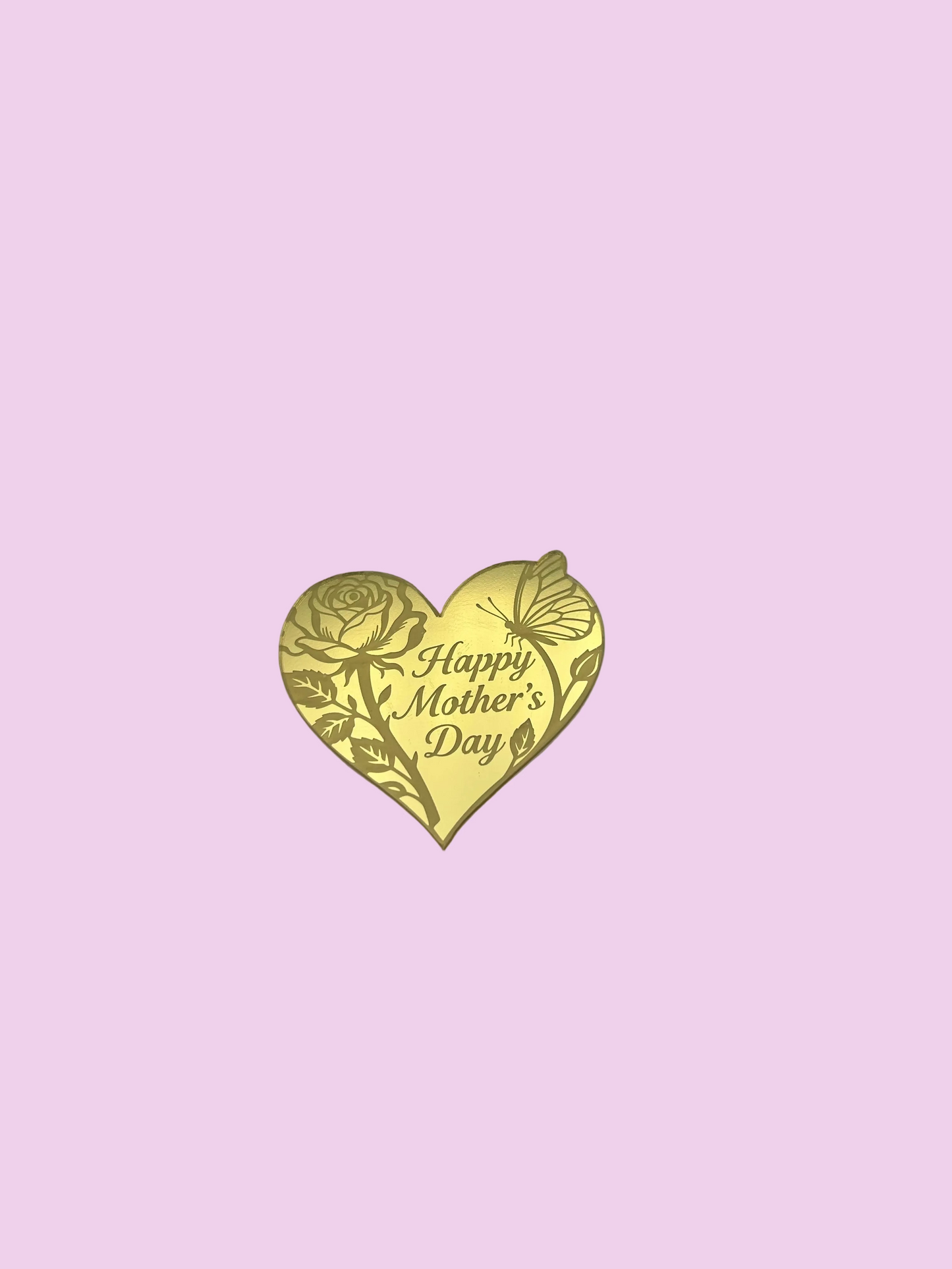 Happy Mother’s Day heart coin