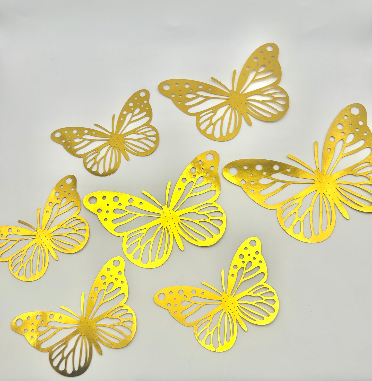 Gold butterflies- Rounded wings