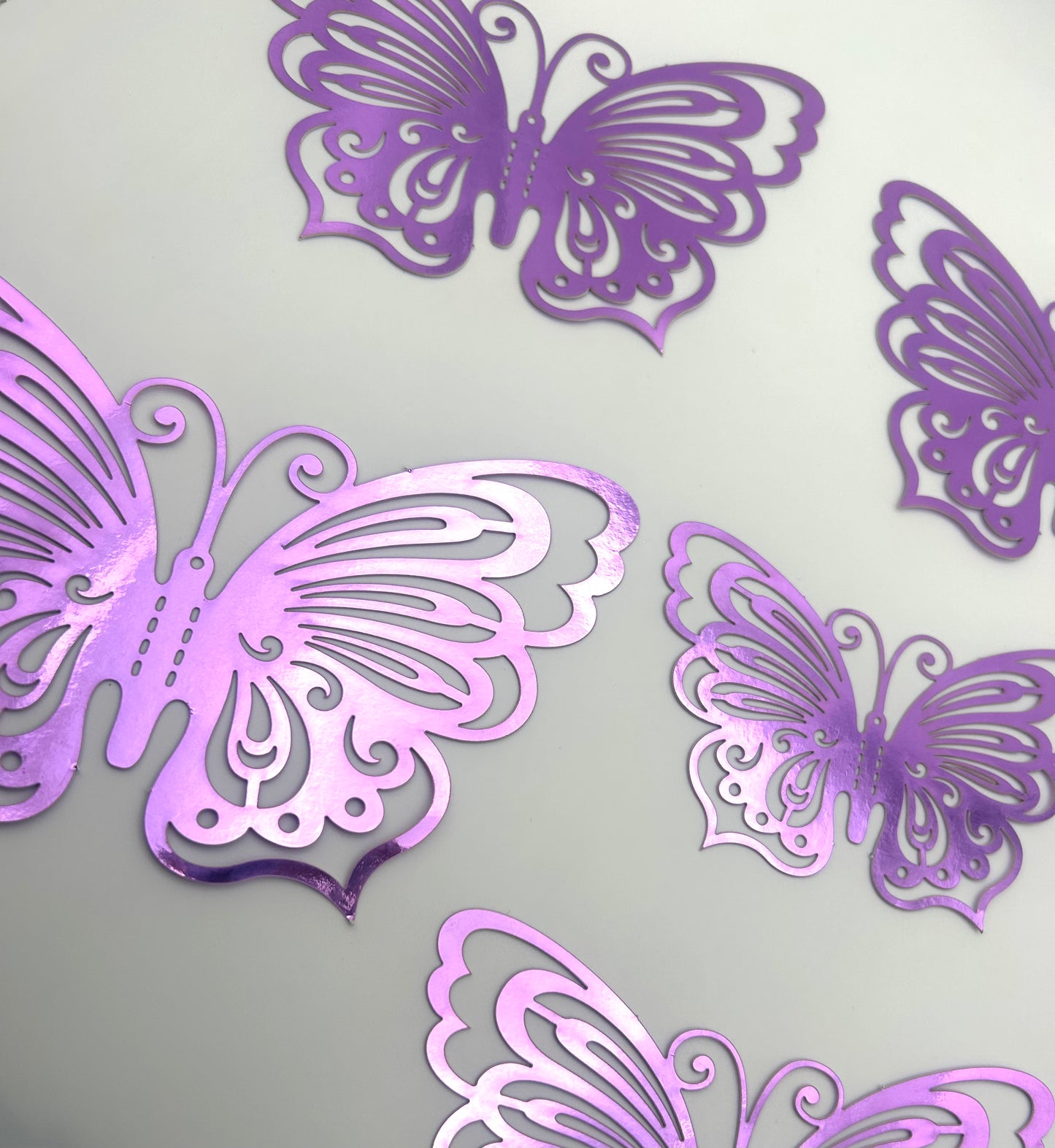 Purple butterflies