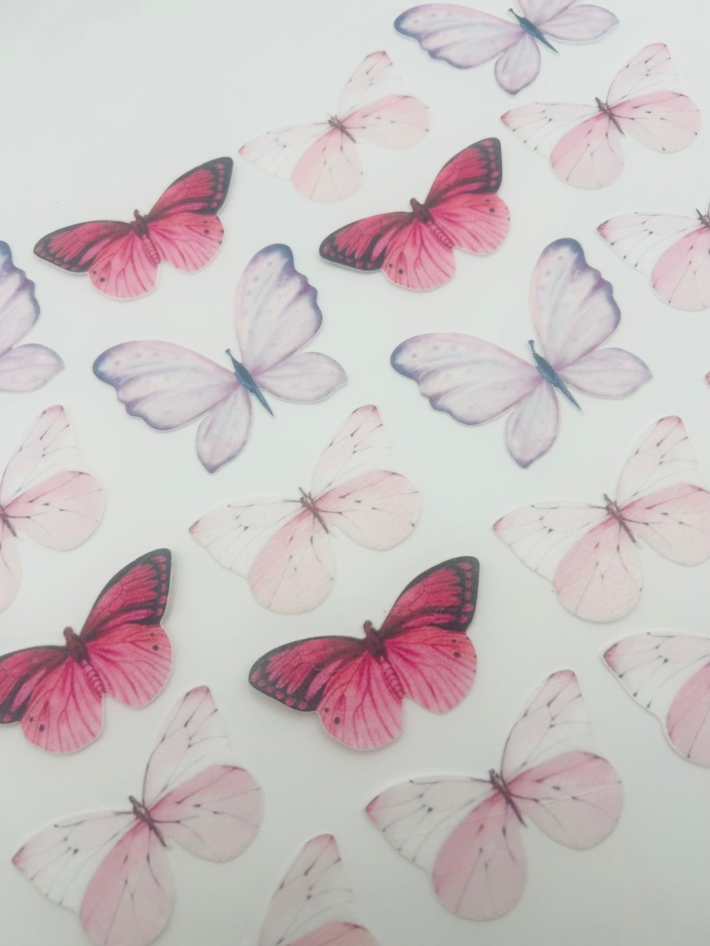Edible butterflies- Watercolour multi-coloured