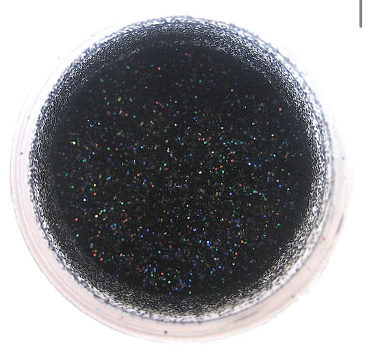 Sunflower Edible Glitter- Black Holographic