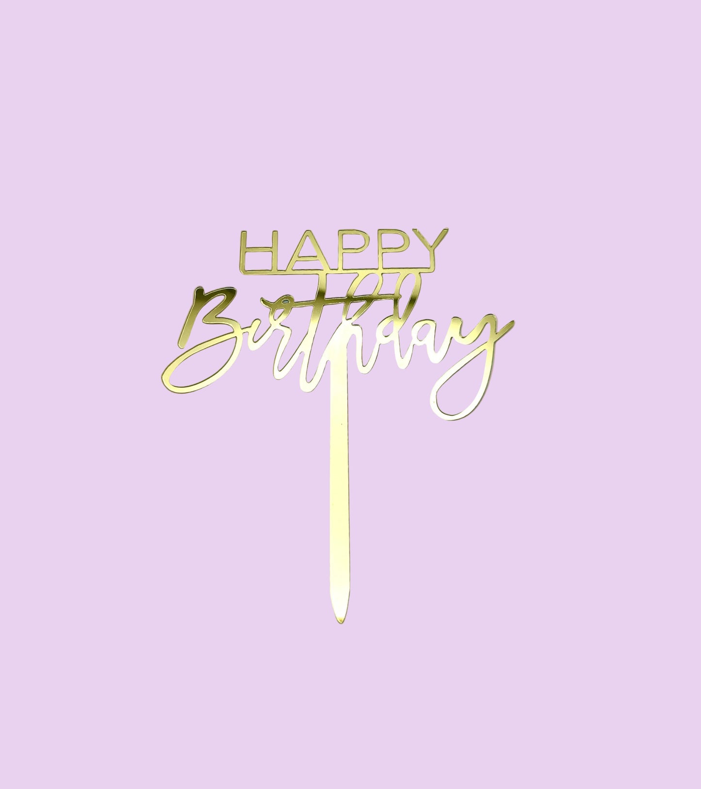Acrylic Happy Birthday