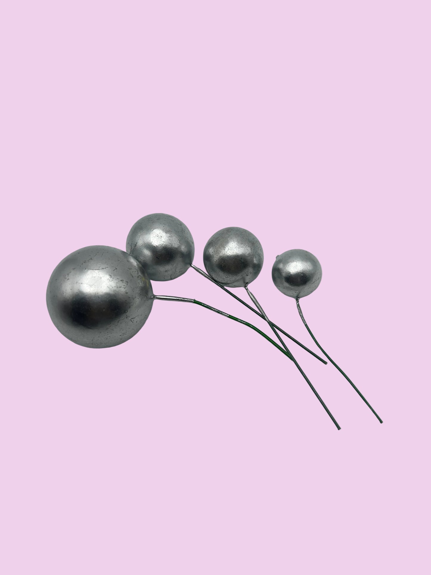 Silver Faux Balls