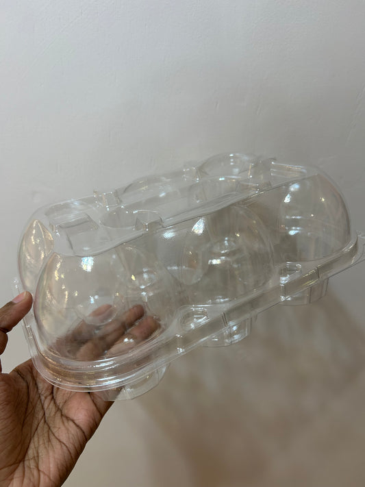 Plastic 6 cupcake container