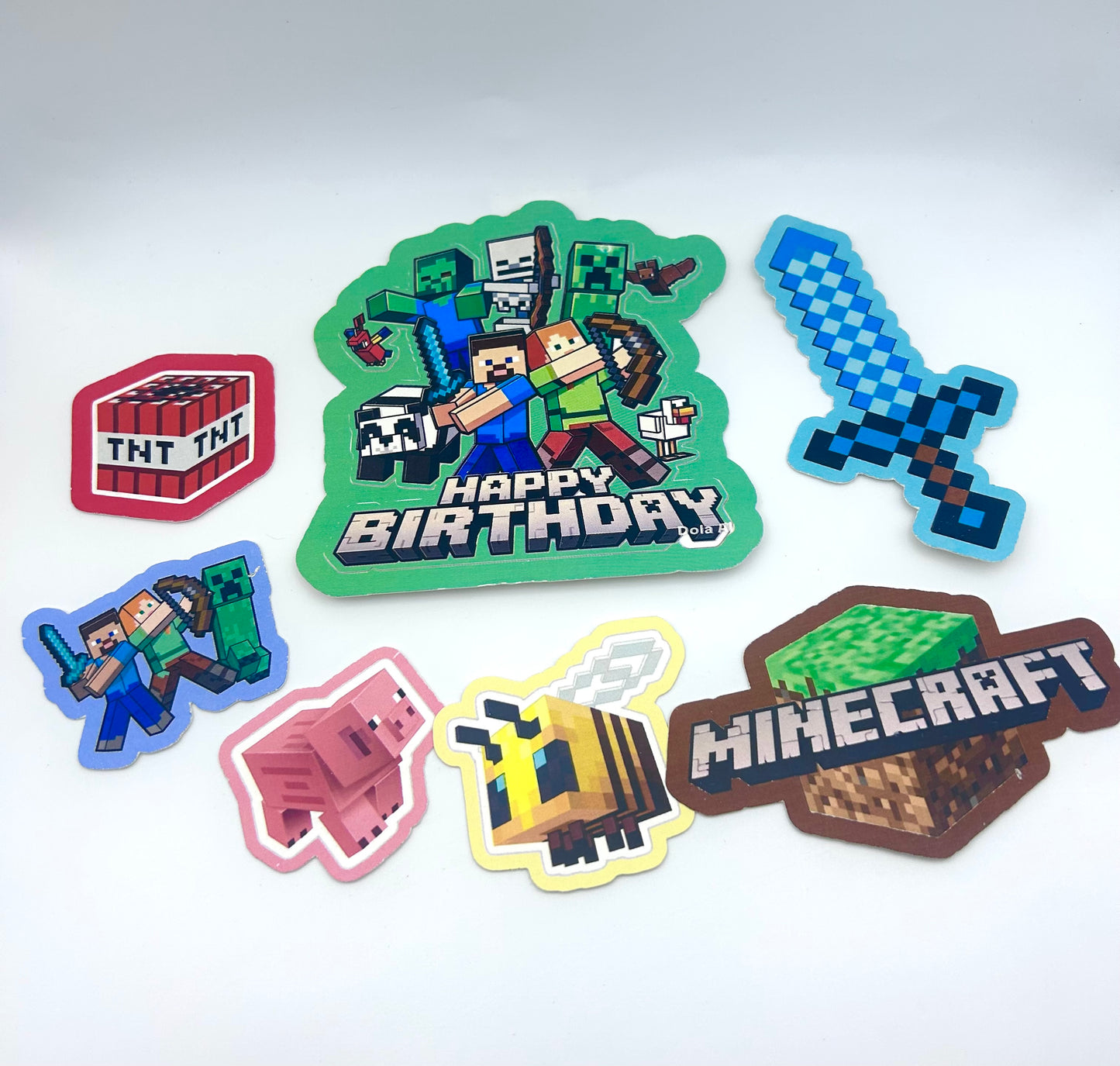 Minecraft Cake Toppers