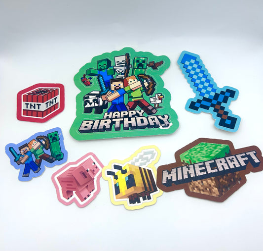 Minecraft Cake Toppers