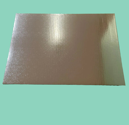 Half Sheet Silver Board- 19x13”