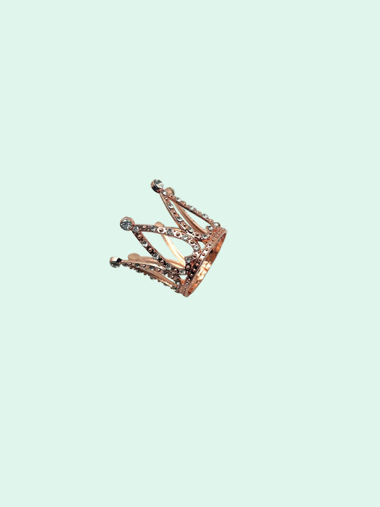 1 inch Gem Studded Rosegold Crown