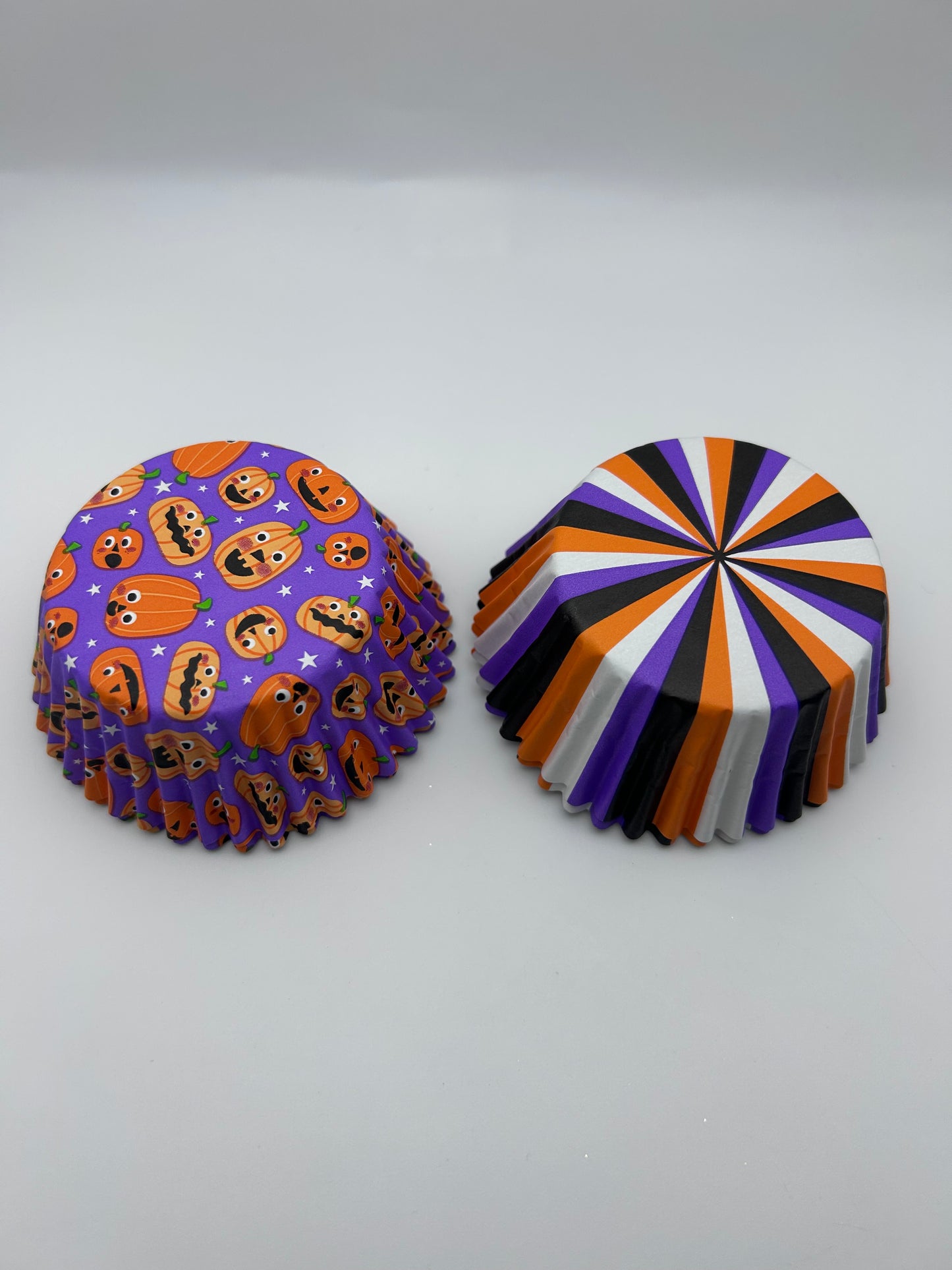 Mixed Pumpkins and Beetlejuice Cupcake Liners- 12pcs