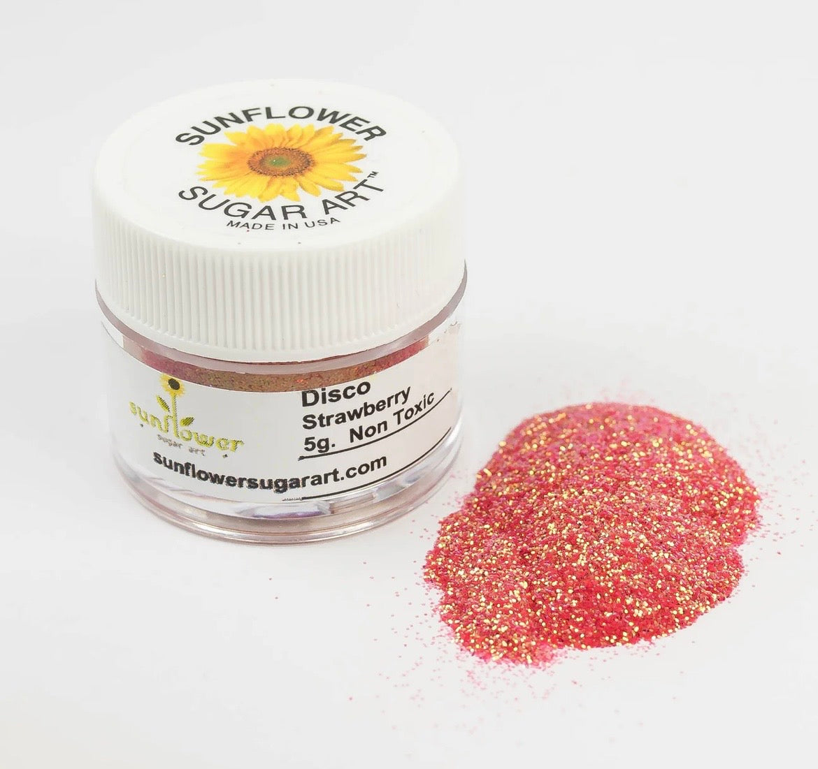 Sunflower Edible Glitter- Strawberry
