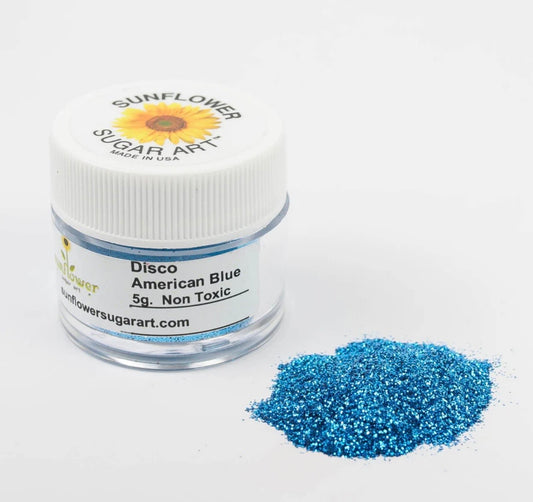 Sunflower Edible Glitter- American Blue