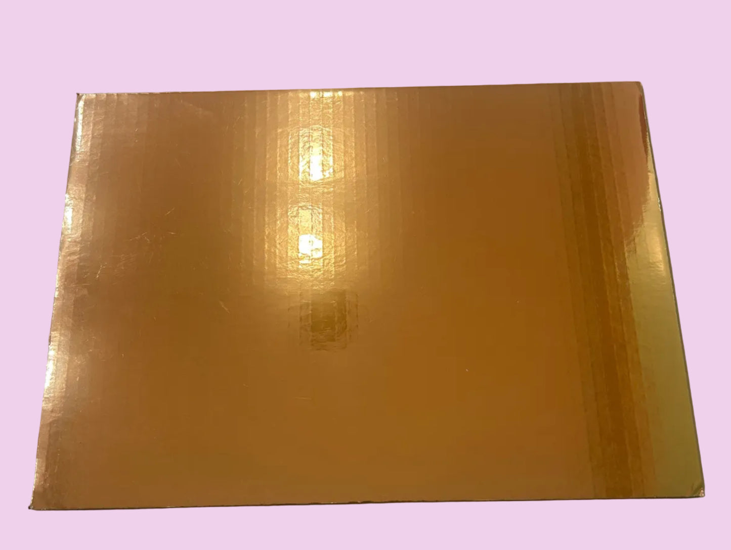 Quarter Sheet Gold Straight Edged Board- 13x10”