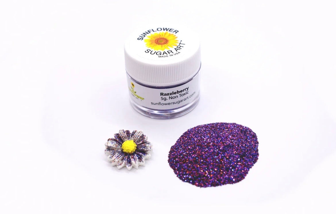 Sunflower Edible Glitter- Razzleberry