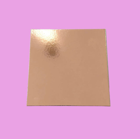 Gold Square Straight Diecut Board- 10 inch