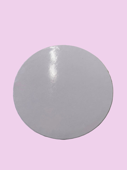 White Cake Drum- 8 inch