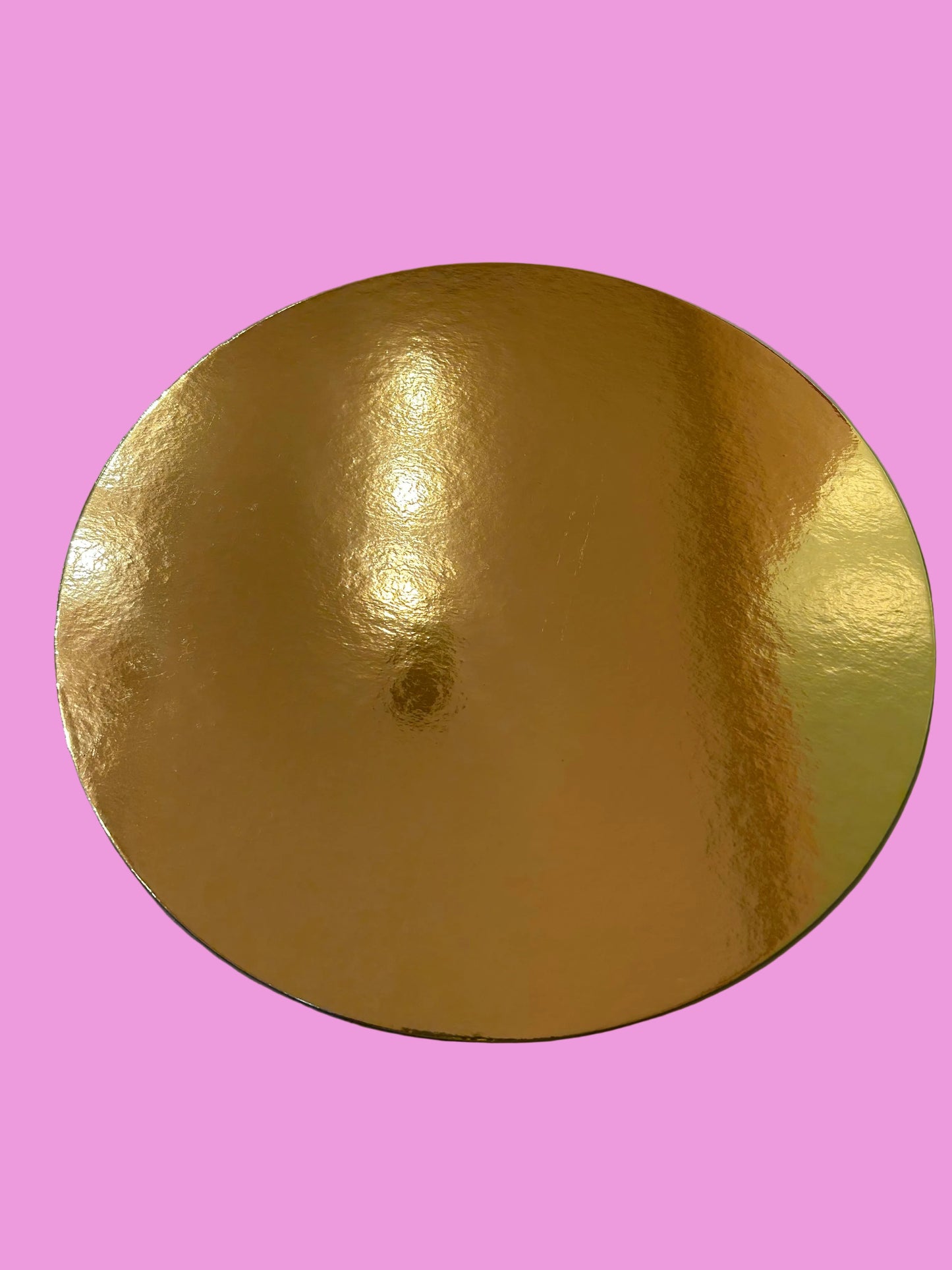 Gold Round Diecut Board- 12 inch