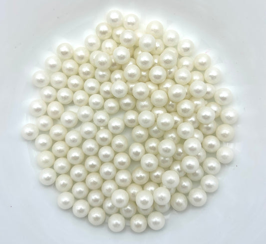 White Pearl Sprinkle Mix- 4mm