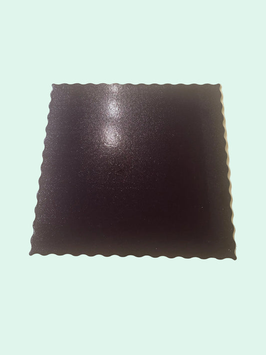 Black Scalloped Diecut Board- 10 inch