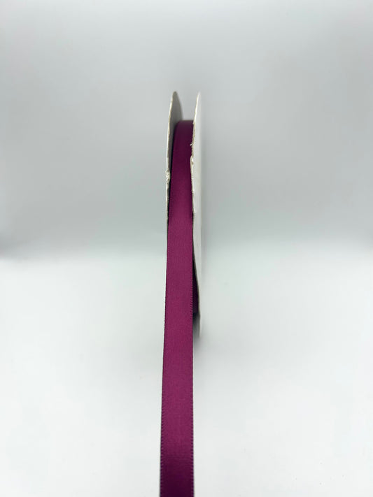 3/8 inch Satin Ribbon- Burgandy