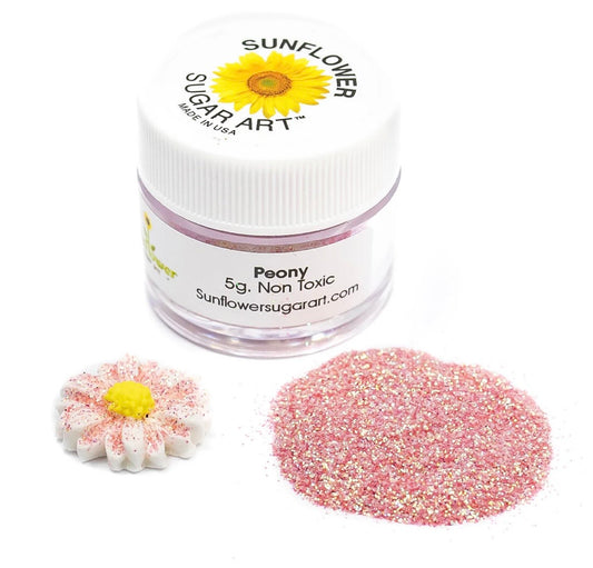 Sunflower Edible Glitter- Peony