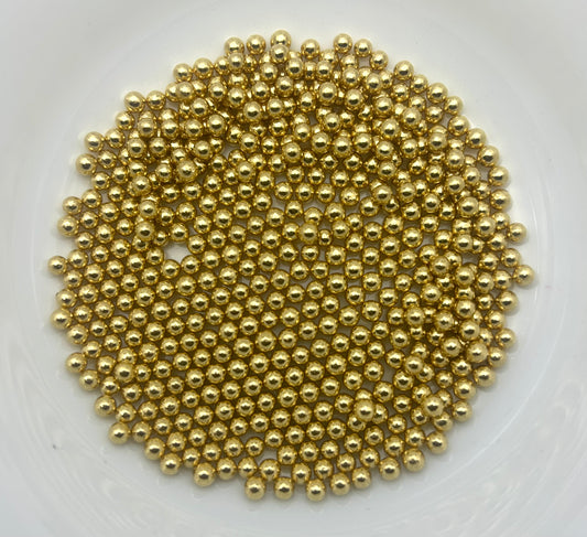 Metallic Gold Sprinkles- 3mm