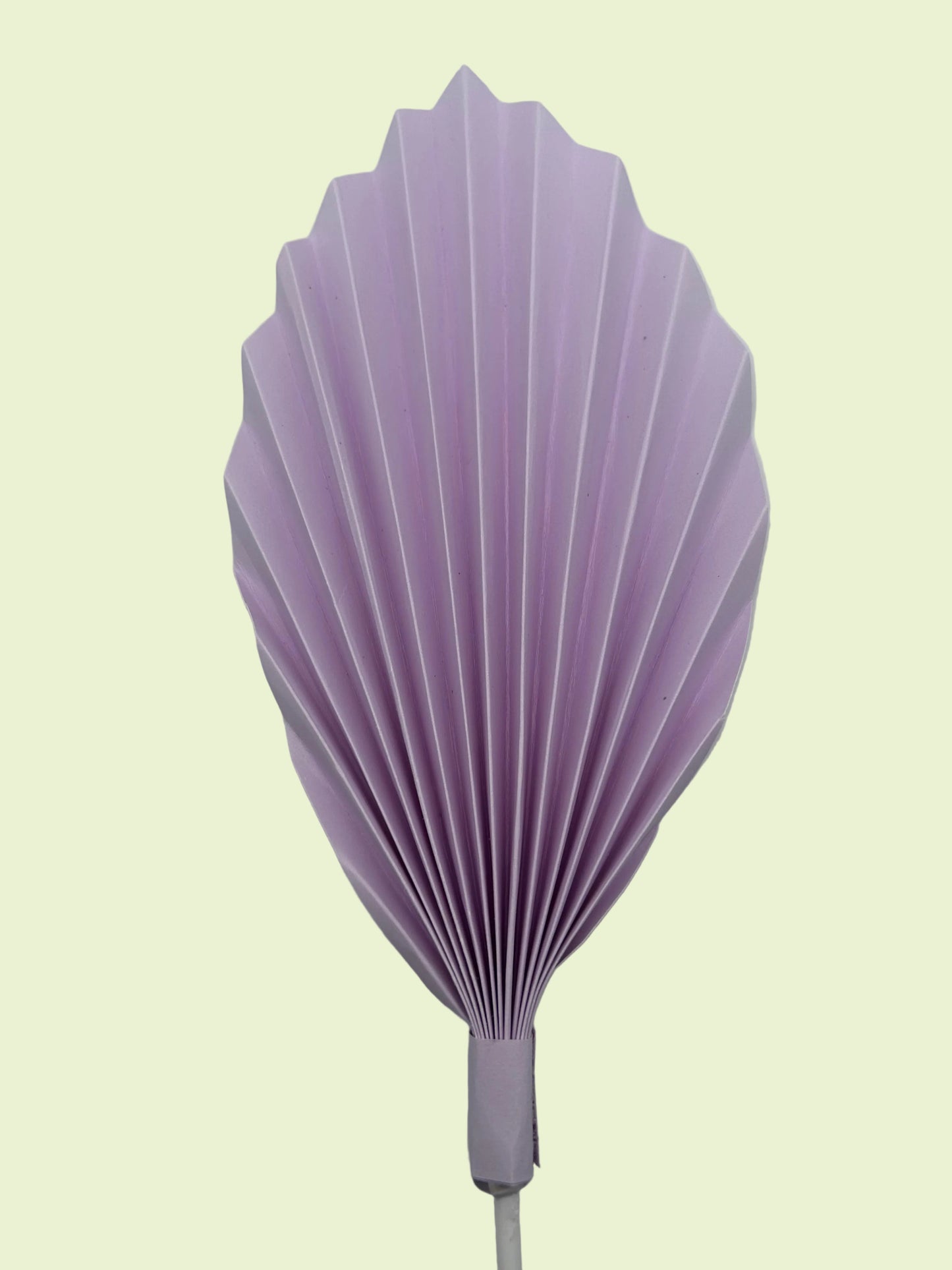 Lilac Palm Leaf/Fan- 7”