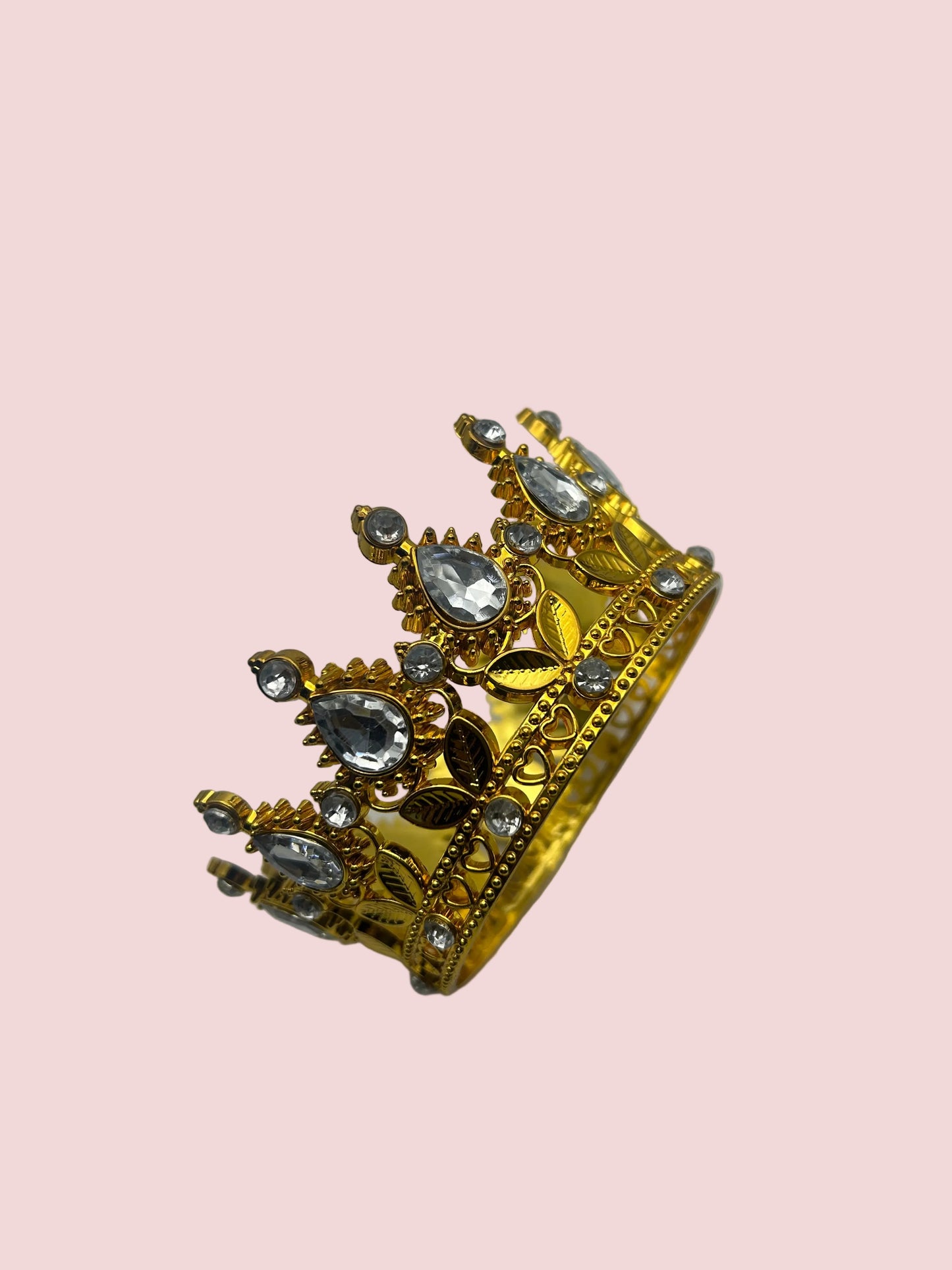 3 inch Diamond Gold Crown-LW